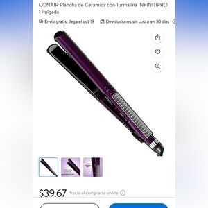 Flat Cerámic hair iron conair